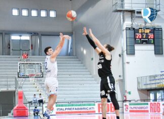 Serie B – Fase a Orologio: La Rucker Sanve, vincendo anche a Roseto (5 vittoria consecutiva), “blinda” il suo 4° posto!