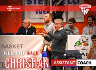 Unione Basket Padova: Torna Christian Augusti, sarà il vice di Volpato. Nello staff, confermati Carraro e Piccolo.