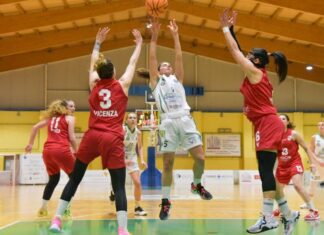 A2F: Festa grande per Ponzano, che vince il derby con Vicenza (78-61)! NP Treviso si arrende a Brescia (54-59).