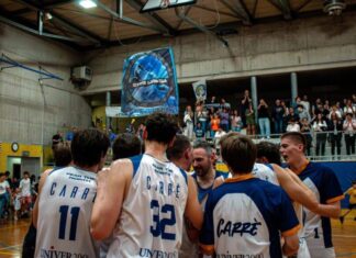 SERIE C – Finale: PlayBasket Carrè 1-0 d’autorità su Ormelle (+28)! Spareggio salvezza: Jolly-Leoncino 1-1. A Salzano arriva coach Rubini.